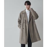 ニットメルトン ダブルオーバーコート メンズ | WEGO【MEN】 | 詳細画像1