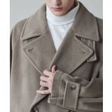 ニットメルトン ダブルオーバーコート メンズ | WEGO【MEN】 | 詳細画像10