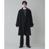 ニットメルトン ダブルオーバーコート メンズ | WEGO【MEN】 | 詳細画像11