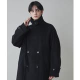 ニットメルトン ダブルオーバーコート メンズ | WEGO【MEN】 | 詳細画像18