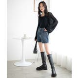 デニム台形ショートパンツ レディース 秋 | WEGO【WOMEN】 | 詳細画像1