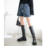 デニム台形ショートパンツ レディース 秋 | WEGO【WOMEN】 | 詳細画像9