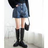 デニム台形ショートパンツ レディース 秋 | WEGO【WOMEN】 | 詳細画像10