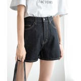 デニム台形ショートパンツ レディース 秋 | WEGO【WOMEN】 | 詳細画像24