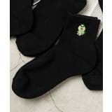 柄1 | アンクルパイルユニークソックス | WEGO【WOMEN】