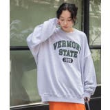 グレー | ヘビーウエイト刺繍グラフィックプルオーバー レディース 秋 | WEGO【WOMEN】