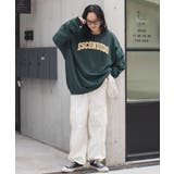 ヘビーウエイト刺繍グラフィックプルオーバー レディース 秋 | WEGO【WOMEN】 | 詳細画像1