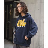 ネイビー | ヘビーウエイトグラフィティプルパーカー レディース 秋 | WEGO【WOMEN】