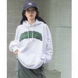 ホワイト | ヘビーウエイトグラフィティプルパーカー レディース 秋 | WEGO【WOMEN】