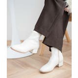 オフホワイト | ショートストレッチブーツ レディース 秋 | WEGO【WOMEN】