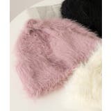 ライトピンク | シャギーイヤーフラップニットキャップ レディース 秋 | WEGO【WOMEN】