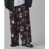柄3 | トロミ 総柄ワイドストレートスラックス メンズ | WEGO【MEN】