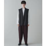 トロミ 総柄ワイドストレートスラックス メンズ | WEGO【MEN】 | 詳細画像11