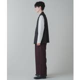 トロミ 総柄ワイドストレートスラックス メンズ | WEGO【MEN】 | 詳細画像12