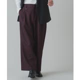トロミ 総柄ワイドストレートスラックス メンズ | WEGO【MEN】 | 詳細画像14