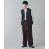 トロミ 総柄ワイドストレートスラックス メンズ | WEGO【MEN】 | 詳細画像16