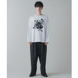 トロミ 総柄ワイドストレートスラックス メンズ | WEGO【MEN】 | 詳細画像18