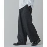 トロミ 総柄ワイドストレートスラックス メンズ | WEGO【MEN】 | 詳細画像21