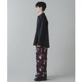 トロミ 総柄ワイドストレートスラックス メンズ | WEGO【MEN】 | 詳細画像26