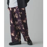 トロミ 総柄ワイドストレートスラックス メンズ | WEGO【MEN】 | 詳細画像29