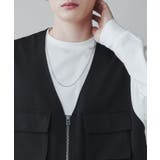 トロミ マルチポケットベストメンズ 韓国ファッション 韓国 | WEGO【MEN】 | 詳細画像4 