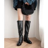 ブラック | ストレッチロングブーツ レディース 秋 | WEGO【WOMEN】