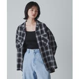 ブラックチェック1 | オンブレーチェックシャツ メンズ レディース | WEGO【MEN】
