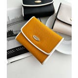 パイピングガマ口ウォレット レディース 韓国 韓国ファッション | WEGO【WOMEN】 | 詳細画像1
