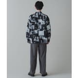 トロミ 総柄BIGシャツ メンズ | WEGO【MEN】 | 詳細画像9