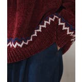 ベロアモール総柄ラグランプルオーバー | WEGO【MEN】 | 詳細画像6