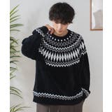 ベロアモール総柄ラグランプルオーバー | WEGO【MEN】 | 詳細画像10