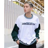 ホワイト | ヘビーウエイト刺繍バイカラープルオーバー メンズ レディース | WEGO【MEN】