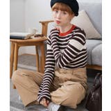 パネルボーダーニットトップ | WEGO【WOMEN】 | 詳細画像8 