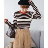 パネルボーダーニットトップ | WEGO【WOMEN】 | 詳細画像11 