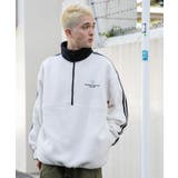 オフホワイト | フリース ワンポイントハーフZIPプルオーバー メンズ | WEGO【MEN】