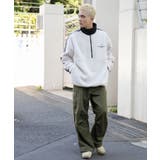 フリース ワンポイントハーフZIPプルオーバー メンズ | WEGO【MEN】 | 詳細画像3