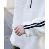 フリース ワンポイントハーフZIPプルオーバー メンズ | WEGO【MEN】 | 詳細画像6