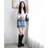 シャギーチェックミニスカート | WEGO【WOMEN】 | 詳細画像13 