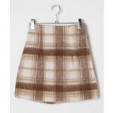 シャギーチェックミニスカート | WEGO【WOMEN】 | 詳細画像22 