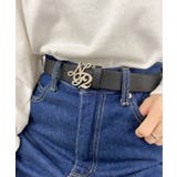 ブラック | Lバックルデザインベルト5 | WEGO【WOMEN】