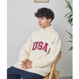 オフホワイト | スウェットライクハーフZIPUSAプルオーバー メンズ レディース | WEGO【MEN】
