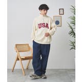スウェットライクハーフZIPUSAプルオーバー メンズ レディース | WEGO【MEN】 | 詳細画像11