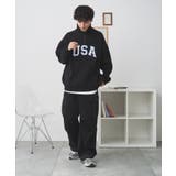 スウェットライクハーフZIPUSAプルオーバー メンズ レディース | WEGO【MEN】 | 詳細画像14