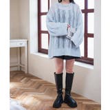 ケーブルメッシュメランジニット | WEGO【WOMEN】 | 詳細画像2