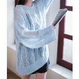 ケーブルメッシュメランジニット | WEGO【WOMEN】 | 詳細画像9