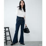 ハイウエストストレッチフレアデニムパンツ | WEGO【WOMEN】 | 詳細画像2 