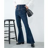 ハイウエストストレッチフレアデニムパンツ | WEGO【WOMEN】 | 詳細画像9 