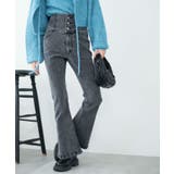 ハイウエストストレッチフレアデニムパンツ | WEGO【WOMEN】 | 詳細画像15 