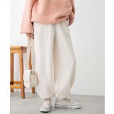 ホワイトアイボリー | スウェットジョガーパンツ | WEGO【WOMEN】