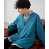 ブルー | ツイストブークレカーディガン | WEGO【MEN】